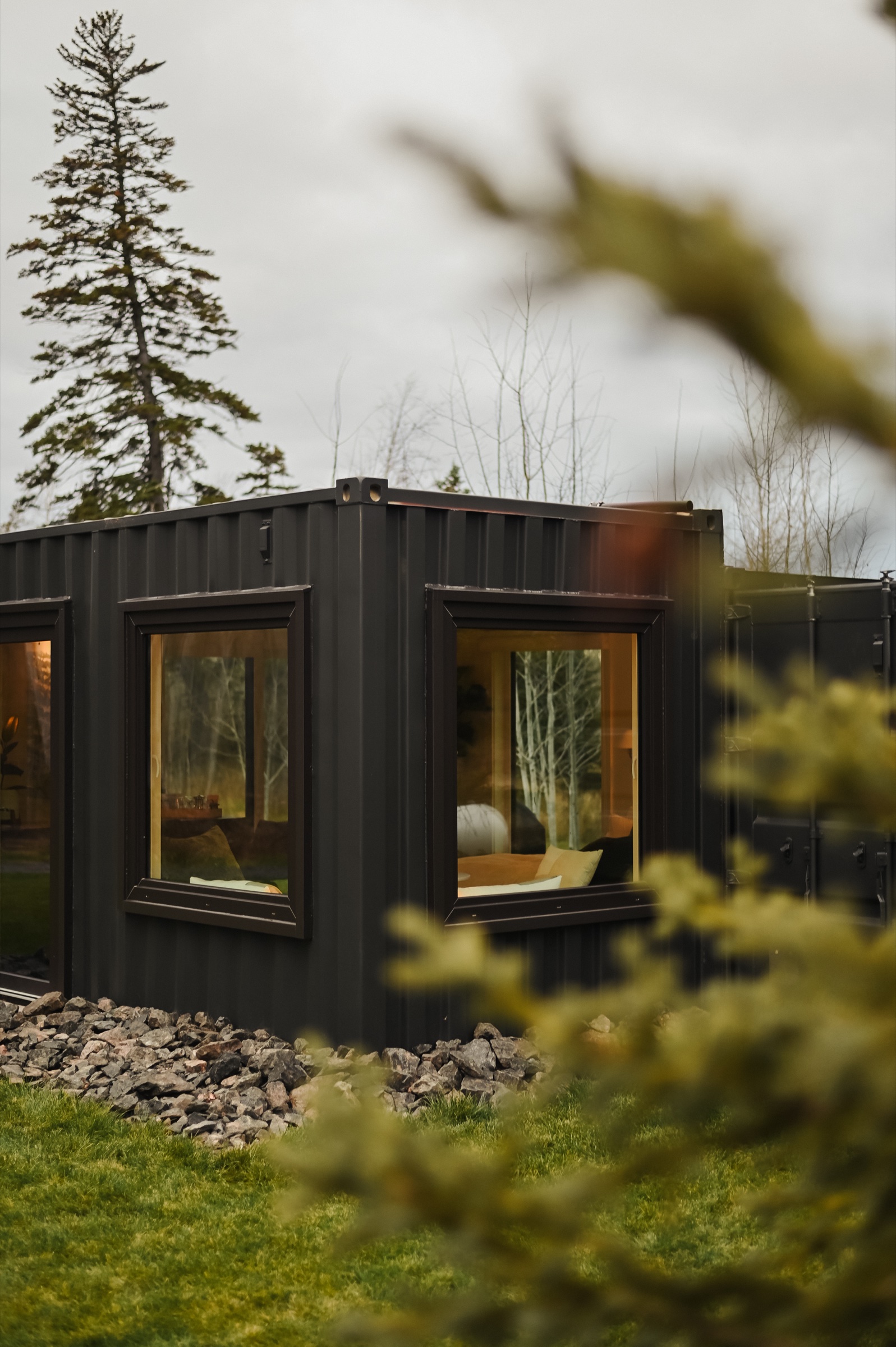 Sölveig Stay nestled among pine trees